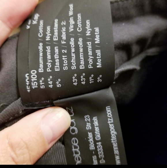 Luxury designer Annette Goetz high waisted pants - Picture 9 of 10